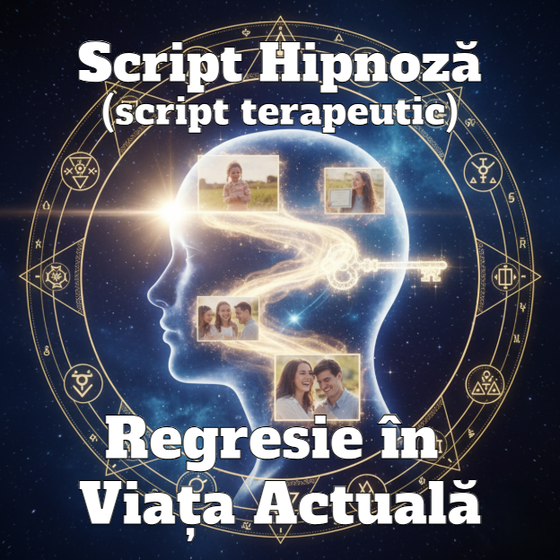 Script hipnoza terapeutica Regresie in Viata actuala