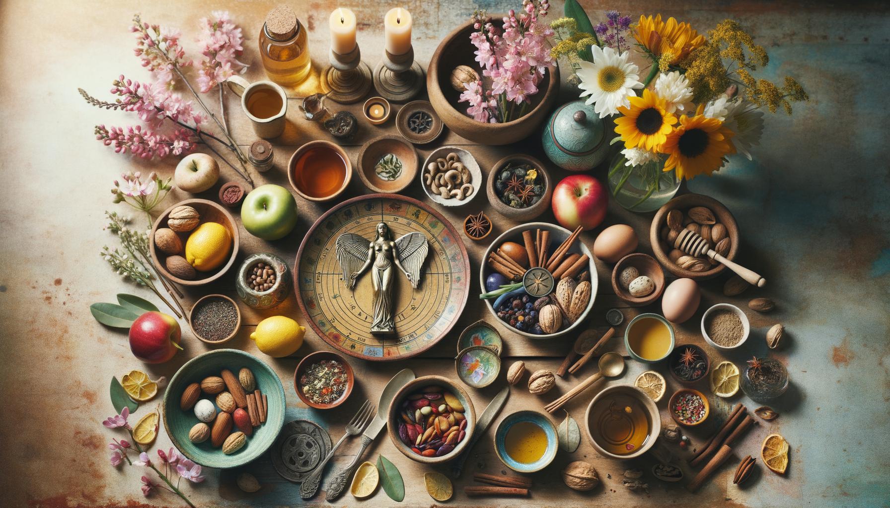 Spațiul sacru acasă decoruri simple lumânări și simboluri naturale